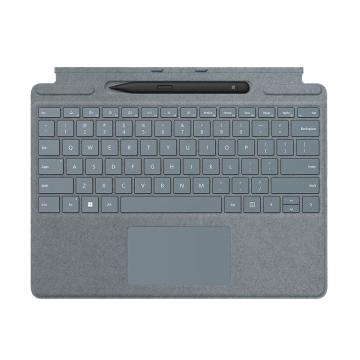 微软/Microsoft 平板电脑键盘盖+笔套装，Surface Pro9  冰晶蓝 售卖规格：1台