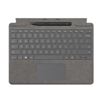微软/Microsoft 平板电脑键盘盖+笔套装，Surface Pro9  新亮铂金 售卖规格：1台