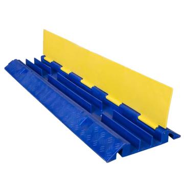 嘉辽 三线槽减速带( 小号蓝黄色)75×29cm，EJTXC3652