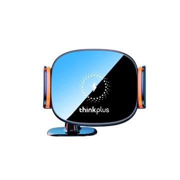 ThinkPlus 车载手机支架，CT30 黑色 车载无线充电器 售卖规格：1个