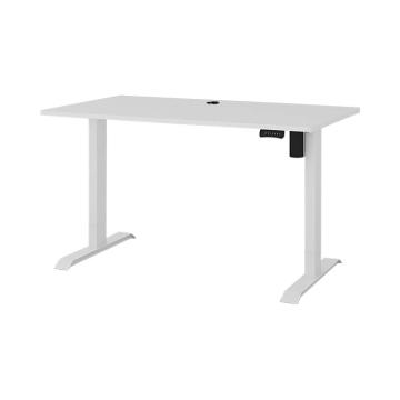 臻远 可升降办公桌，ZY-SJZA-04 白桌架+1.4m白色桌面 售卖规格：1张