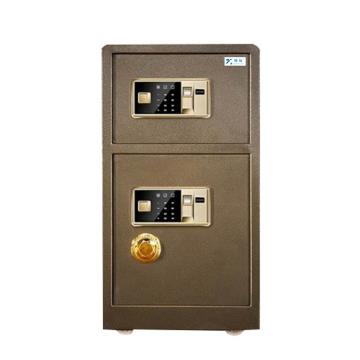 臻远 全钢实心防盗保险柜，ZY-BXGB-63 高150cm 双门双层指纹 款古铜色 售卖规格：1台