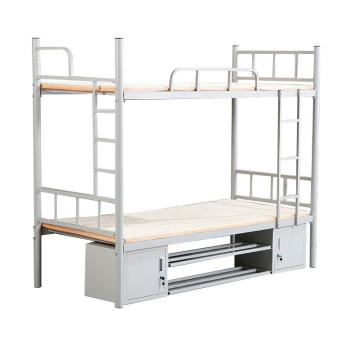 哈德威 铁架床学生公寓上下铺免螺丝带床板床下柜，ZY-TJC-01 1800*900*2000mm 售卖规格：1张