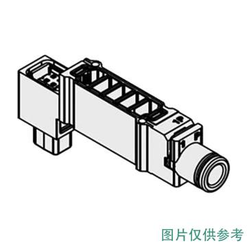 SMC 电磁阀底座，SY50M-2-1DA-C8-NA 售卖规格：1个