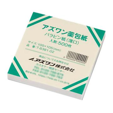 亚速旺/Asone AS ONE称量纸(收缩包装) Parapin纸(薄口)中 1包(500片)，7-8381-02 售卖规格：1包