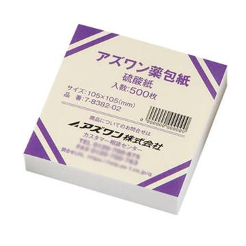 亚速旺/Asone 称量纸 (收缩包装) 硫酸纸 1包(500片)，7-8382-02 售卖规格：1包