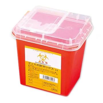 亚速旺/Asone 方形锐器盒 红色 3L，8-7221-42 售卖规格：1个