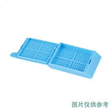 亚速旺/Asone 经济型包埋盒 蓝色(EM 111 活检用)(500个/盒)，CC-4580-01 售卖规格：1盒