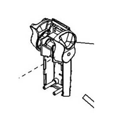 诺力 手柄下盖组件，型号：PTE15N 685*1150 新款，手柄下盖组件 508098510032 508098510056 售卖规格：1个