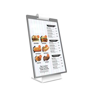 安赛瑞 台卡，亚克力银色，297×210mm，8H00082 售卖规格：1个