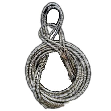 东弘 手工编织双头钢丝绳套,直径14mm长度2m