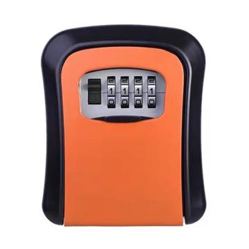 罕码 墙置式密码型钥匙存储盒-橘色，HMLK0768OR 售卖规格：1个