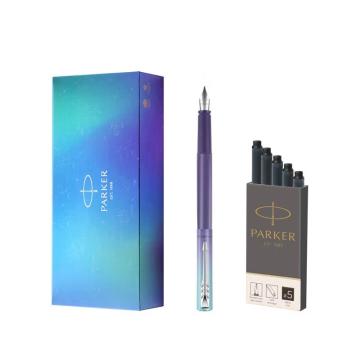 派克 墨水笔，威雅XL欧若拉极光紫墨水笔礼盒 售卖规格：1套