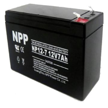 耐普 小密型系列免维护蓄电池，NP12-7 (如需配线提前沟通) 售卖规格：1个