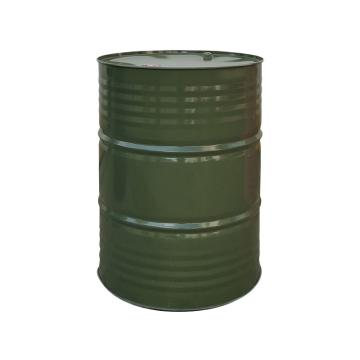 安赛瑞 圆形闭口烤漆铁皮桶，200L，尺寸：φ570×895mm，200808军绿色