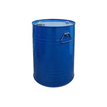 安赛瑞 圆形闭口烤漆铁皮桶，50L，尺寸：φ380×480mm，蓝色，200220