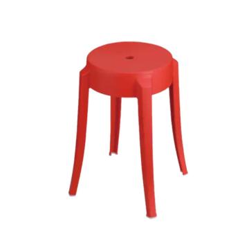 埃珂珅 塑料凳凳子，FC-200-红色 圆凳 售卖规格：1把