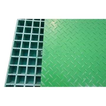 JDG 玻璃钢格栅，1220×3660×30mm，方格38×38mm 菱形板封面，绿色，邻苯树脂 售卖规格：1块