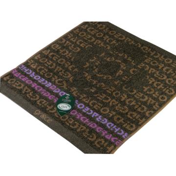 洁丽雅/GRACE 全棉提花方巾，8541-深棕 经典系列logo 34×34cm，52g 售卖规格：1条