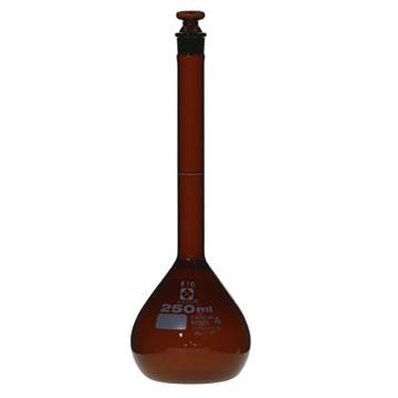柴田科学/SIBATA 容量瓶，6-241-08 250ml，高精度，茶色 售卖规格：1个