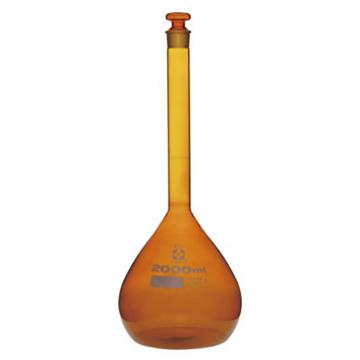 柴田科学/SIBATA 容量瓶，6-241-11 2000ml，高精度，茶色 售卖规格：1个