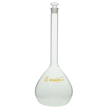 柴田科学/SIBATA 容量瓶，1-8654-31 2000ml，A级，白色 售卖规格：1个
