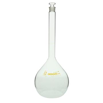 柴田科学/SIBATA 容量瓶，1-8654-32 3000ml，A级，白色 售卖规格：1个