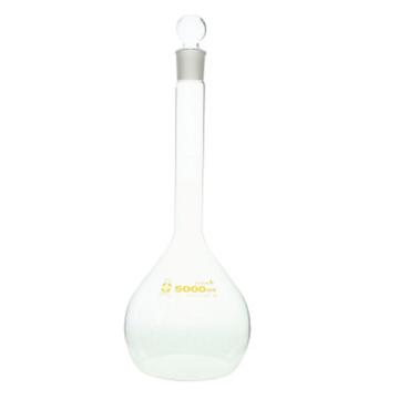 柴田科学/SIBATA 容量瓶，1-8654-33 5000ml，A级，白色 售卖规格：1个