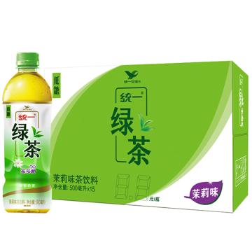 统一 绿茶，500ml*15瓶 茶饮料 单位：箱