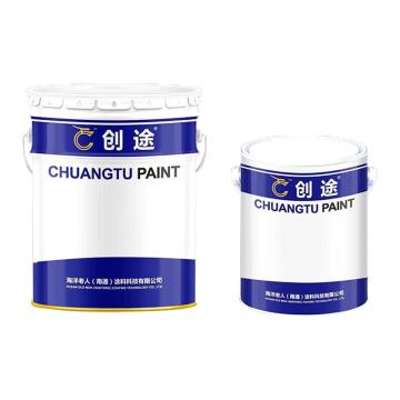 创途/CHUANGTU F44-200酚醛环氧树脂防腐面漆，F44-200，RAL9006，铝色，21kg/组 售卖规格：28公斤/组