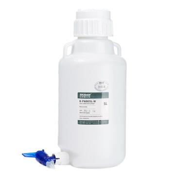 比克曼生物 塑料放水瓶/桶（下口瓶），白盖，5L，1个/箱，110412014 售卖规格：1个