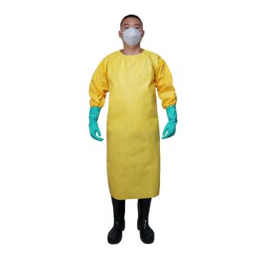 康特卫 化学反穿衣，CP4反穿衣 耐酸碱化学反穿衣 黄色 115cm 售卖规格：1件
