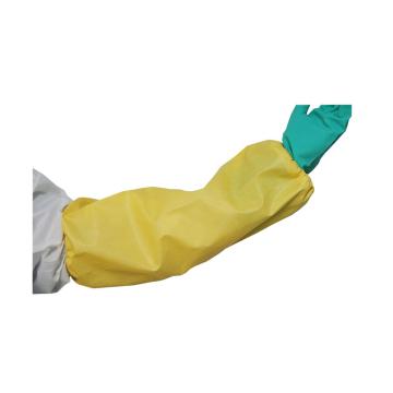 康特卫 耐酸碱防化袖套，CP4 黄色，1双/袋 售卖规格：1双