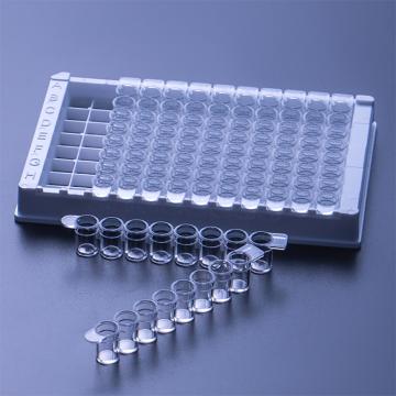 比克曼生物 高吸附透明酶标板单条可拆，12*F8连，110308003 1个/袋，100袋/箱 售卖规格：1个
