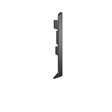 哈德威 铝合金卡扣踢脚线配件：右堵头，60mm，下单备注颜色 售卖规格：1个