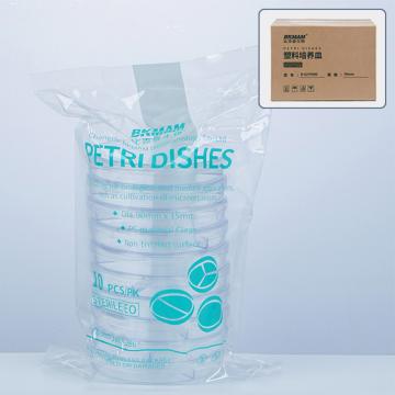 比克曼生物 一次性塑料培养皿，90mm*15mm（纸塑袋装），110301025 10个/袋 售卖规格：10个/袋