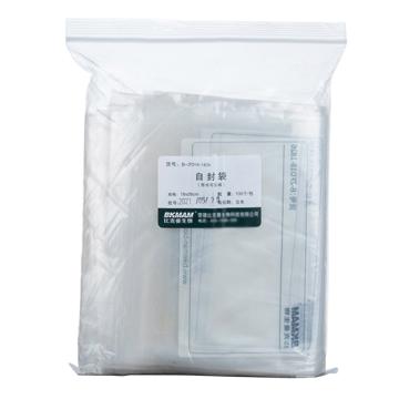比克曼生物 18丝实验室自封袋，18*26cm，带书写区域，110103004 100个/袋 售卖规格：1袋