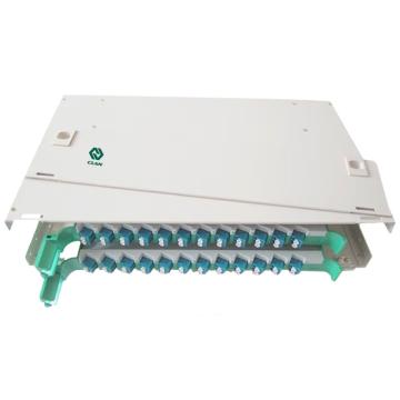 科兰通讯 ODF光纤配线架，FTD-LC-M1-48 灰白色 48芯LC多模满配灰白色 售卖规格：1套