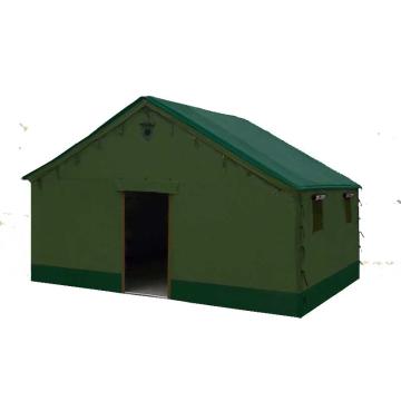 安赛瑞 救灾帐篷，三层加厚帆布，大型工地施工帐篷，救灾户外军绿棉帐篷，1G00209，L2型5x4米 售卖规格：1顶