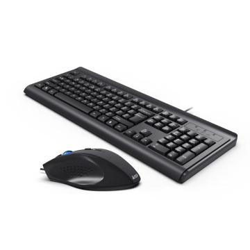 双飞燕/A4tech 键鼠套装，KB-N9100 有线键鼠套装 黑色 售卖规格：1个