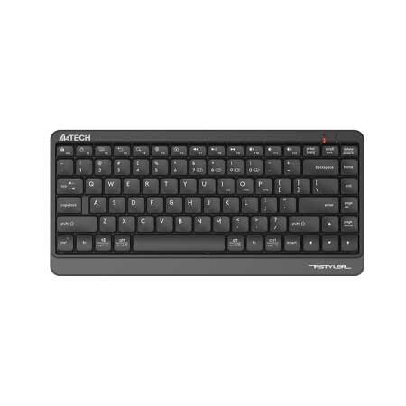 双飞燕/A4tech 无线蓝牙小键盘，FBK11 无线蓝牙小键盘 便携短款86键 灰色 售卖规格：1个