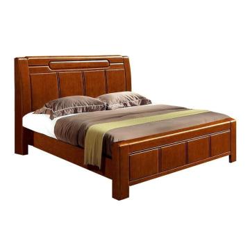 企诺 实木床现代简约卧室床双人公寓床，QN-632# 1520*1920*1080mm（不配床垫） 售卖规格：1张