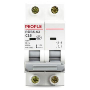 人民电器 小型断路器，RDB5-63 C16 1P