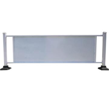 锦安行 镀锌钢广告板护栏，白色 900×3000mm，JCH-HL-905 售卖规格：1套