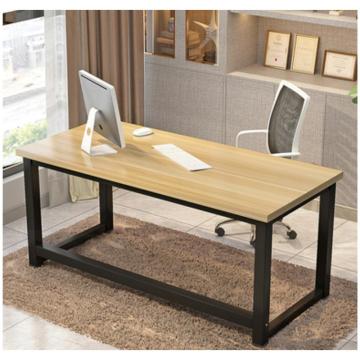 哈德威 简约电脑桌，台式家用现代桌子写字台简易学习 桌钢木书桌双人办公桌