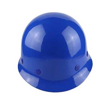 添盾 圆盔式玻璃钢安全帽，TD-HT01-蓝 旋钮式帽衬，Y型下颚带 售卖规格：1顶
