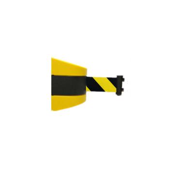 锦安行 磁吸式伸缩隔离带，长10m 黄黑色 宽118mm 高168mm 织带0.6×48mm，JCH-CXS-10 售卖规格：1个
