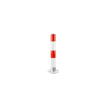 锦安行 75cm镀锌立柱，红白色 750×φ76×150mm 管厚2.0，JCH-LZ27 售卖规格：1个