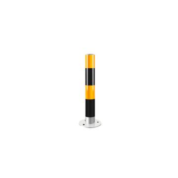 锦安行 60cm镀锌立柱，黄黑色 600×φ76×150mm 管厚2.0，JCH-LZ24 售卖规格：1个