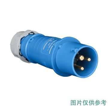 正泰CHINT 工业防水插头，NTC1-316P6h/250V，IP44 3P 16A 250V